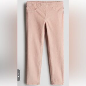 Pink Skinny Corduroy kids pants H&M.